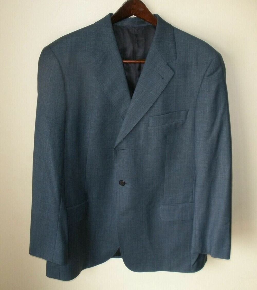 Eduard Dressler O & F Ausoni Ermenegildo Zegna High Performance Blue Blazer 44R